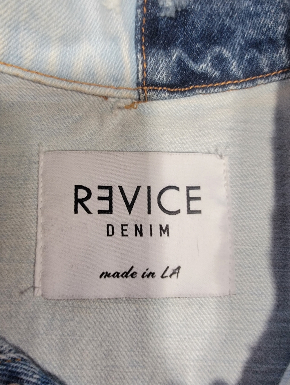 REVICE DENIM PATCHWORK JACKET - Picture 8 of 10